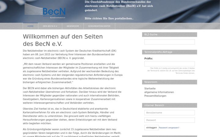 Screenshot of b-ec-n.de