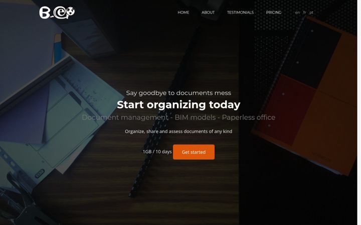Screenshot of b-ecp.com