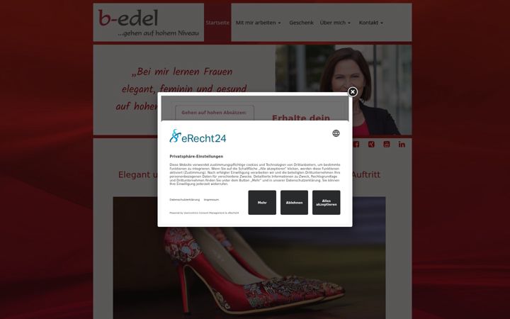 Snimka zaslona za b-edel.de