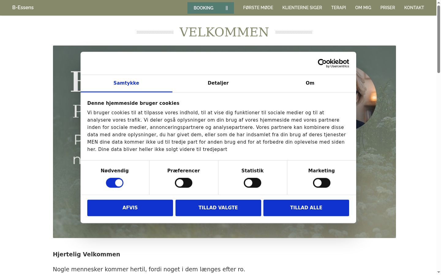 Ekrānuzņēmums ar piekrišanas baneri, kas tika rādīts pirms jebkādas mijiedarbības