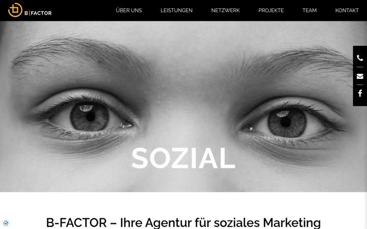 Screenshot of b-factor.de