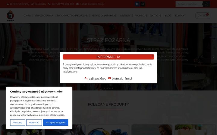 Screenshot of b-fire.pl
