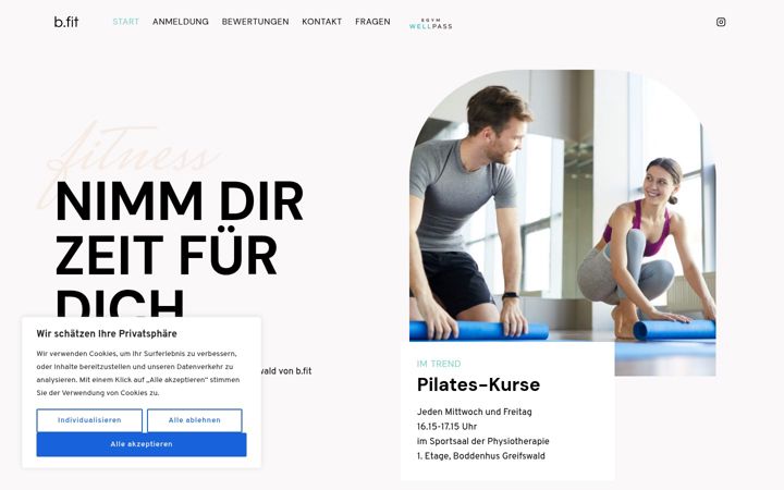 Screenshot of b-fit.online