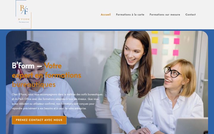 Screenshot of b-form.fr