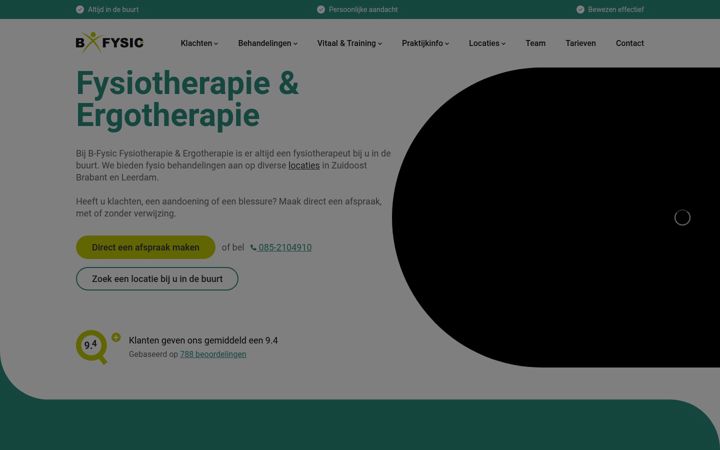 Capture d'écran de b-fysic.nl