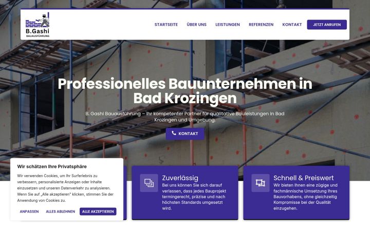 Screenshot of b-gashi-bau.de