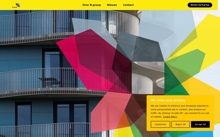 Screenshot of b-group.com