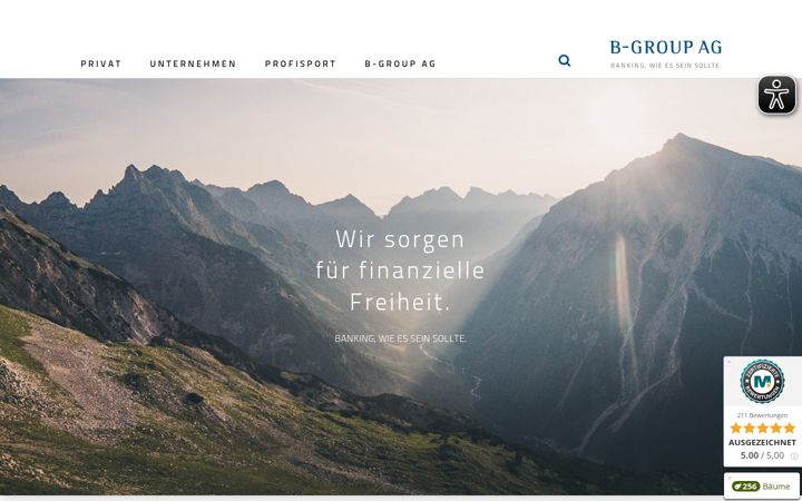 Screenshot of b-groupag.com