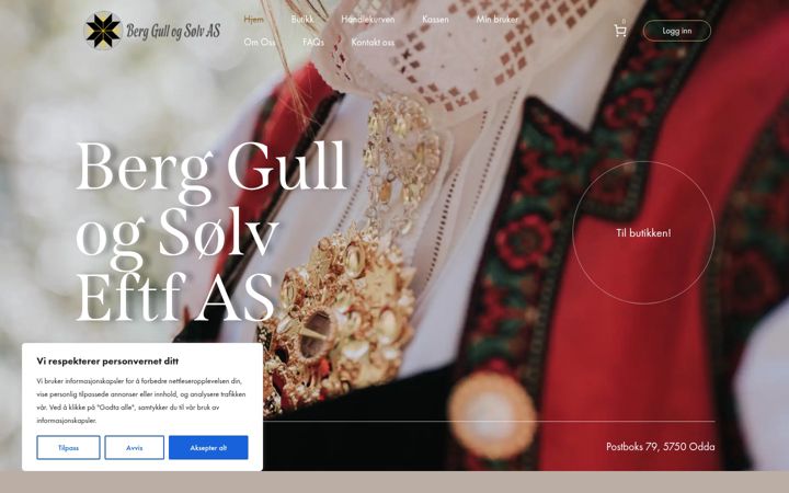 Screenshot of b-gull-nb.no