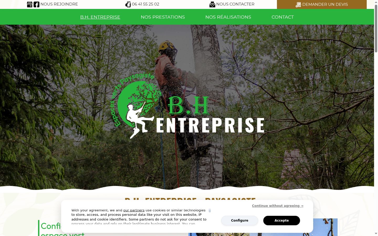 Screenshot tal-banner tal-kunsens muri qabel kwalunkwe interazzjoni