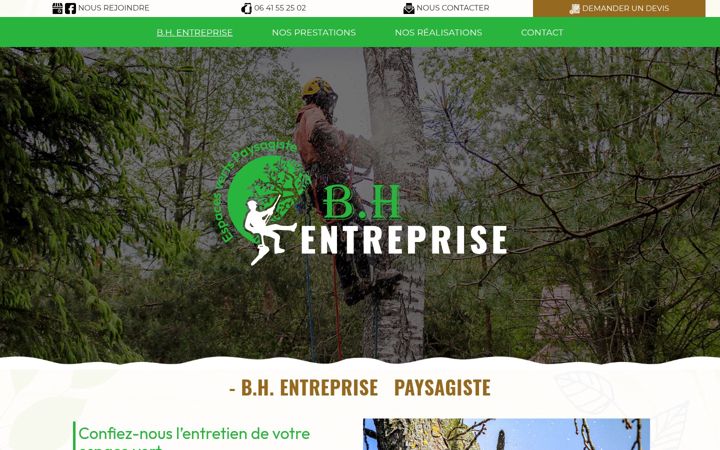 Screenshot of b-h-entreprise.fr