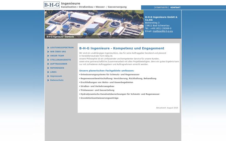 Screenshot of b-h-g.eu