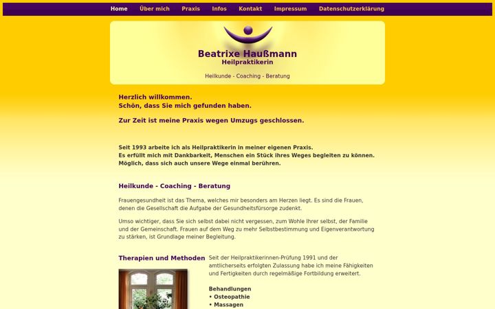 Screenshot of b-haussmann.de