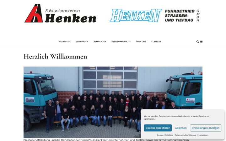 Ekrano kopija b-henken.de