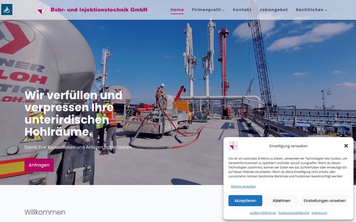 Screenshot of b-i-technik.de