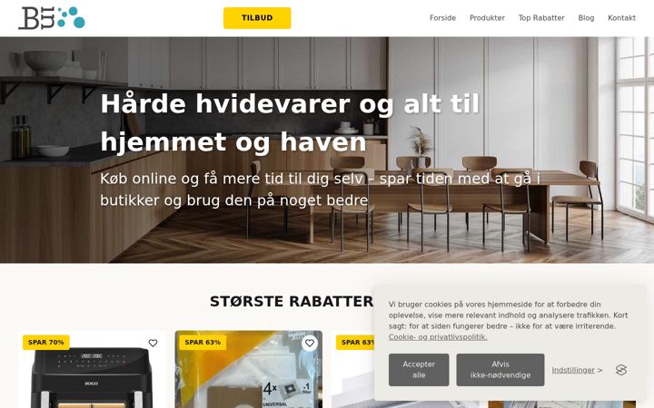 Screenshot of b-in.dk