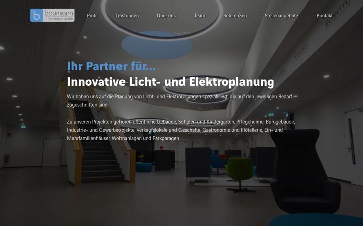 Screenshot of b-ingenieure.com