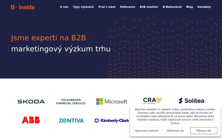 Screenshot ta' b-inside.cz