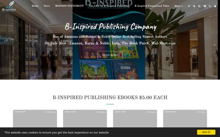 Screenshot of b-inspiredpub.com