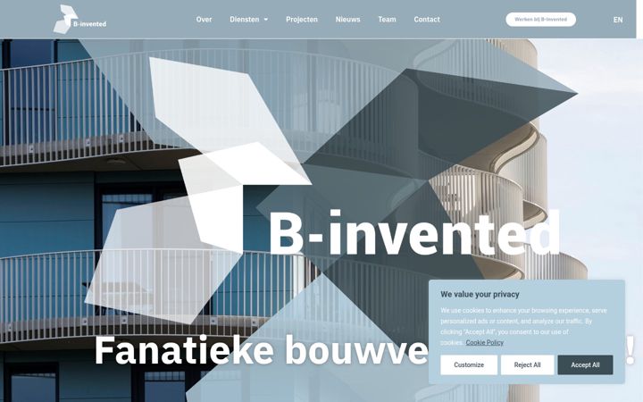 Screenshot of b-invented.com