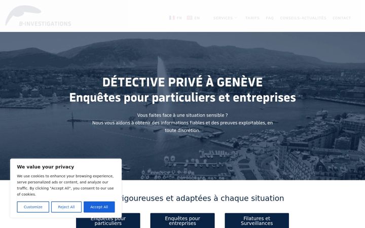Screenshot of b-investigations.ch