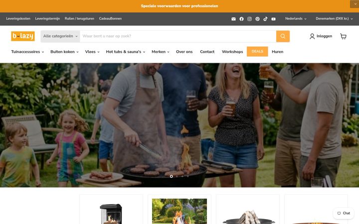 Screenshot of b-lazy.com