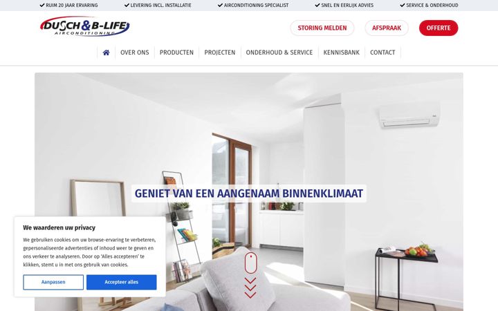 Screenshot of b-life.nl