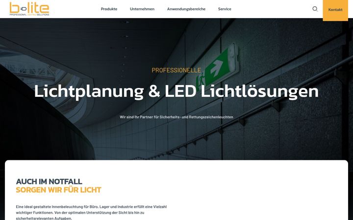 Screenshot of b-lite-gmbh.com