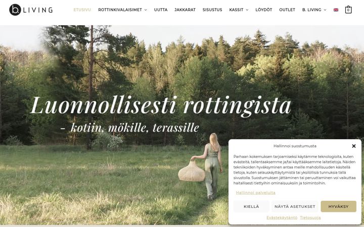 Ekrānuzņēmums no b-living.fi