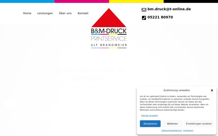 Screenshot of b-m-druck.de