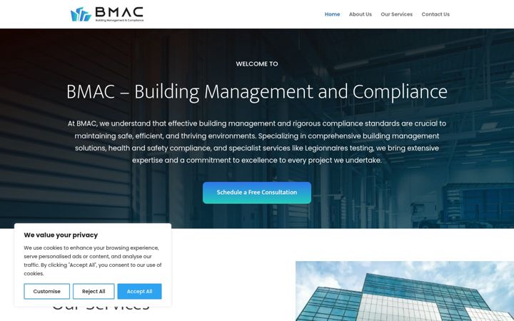 Screenshot of b-mac.co.uk