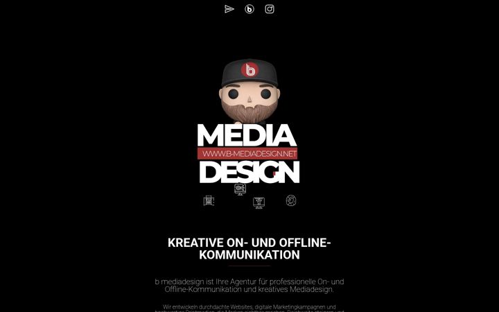 Screenshot of b-mediadesign.net