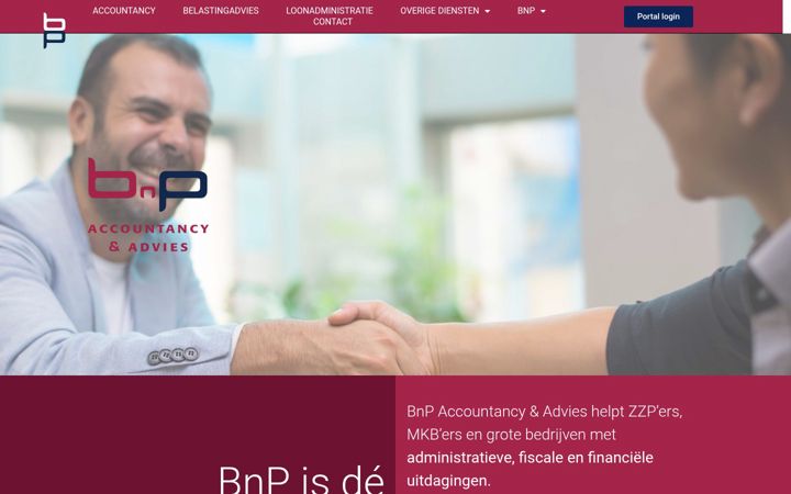 Screenshot of b-n-p.nl
