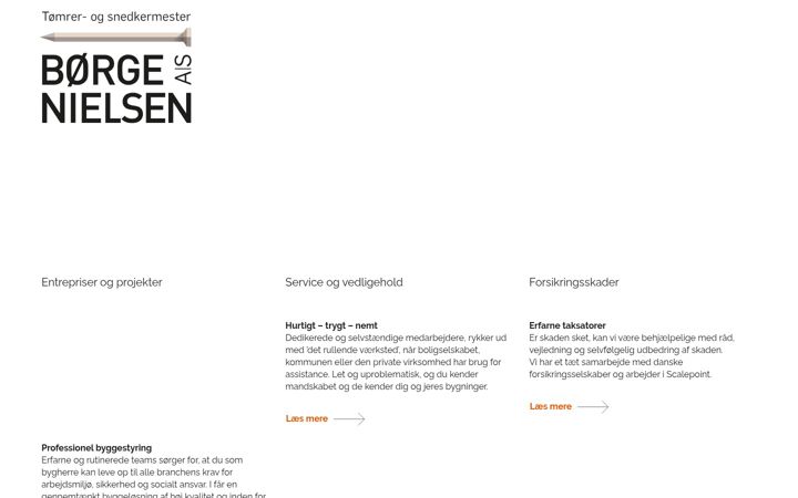 Screenshot of b-nielsen.dk