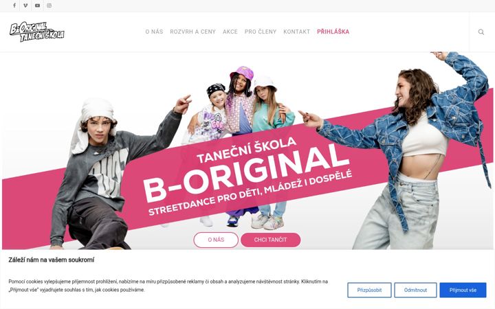 Screenshot of b-original.cz