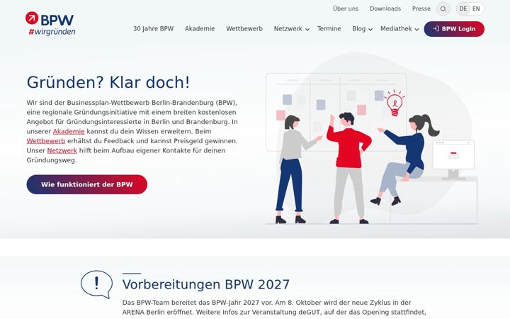 Screenshot of b-p-w.de