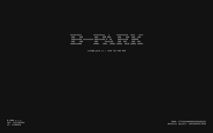 Screenshot of b-park.cz
