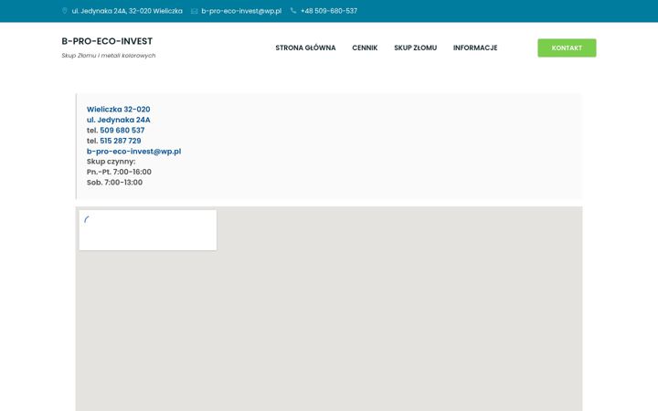 Screenshot of b-pro-eco-invest.pl