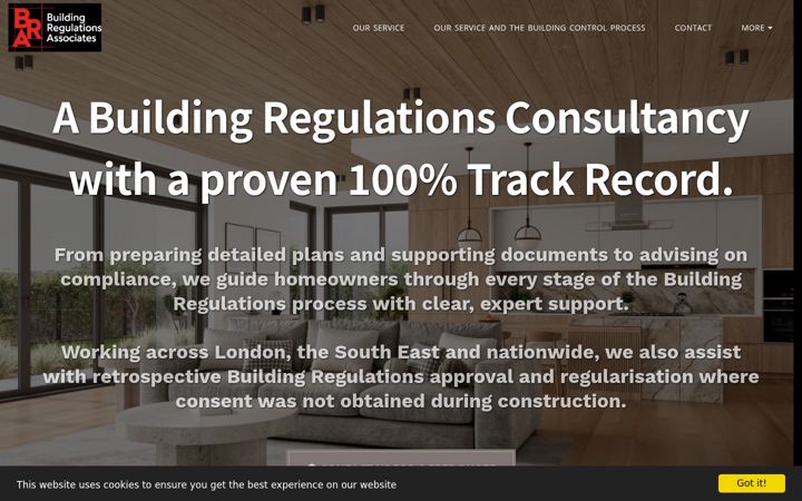 Screenshot of b-r-a.co.uk
