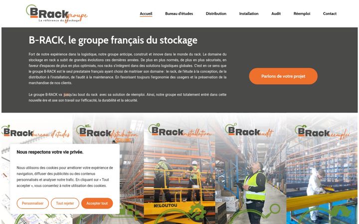 Screenshot of b-rack-groupe.fr