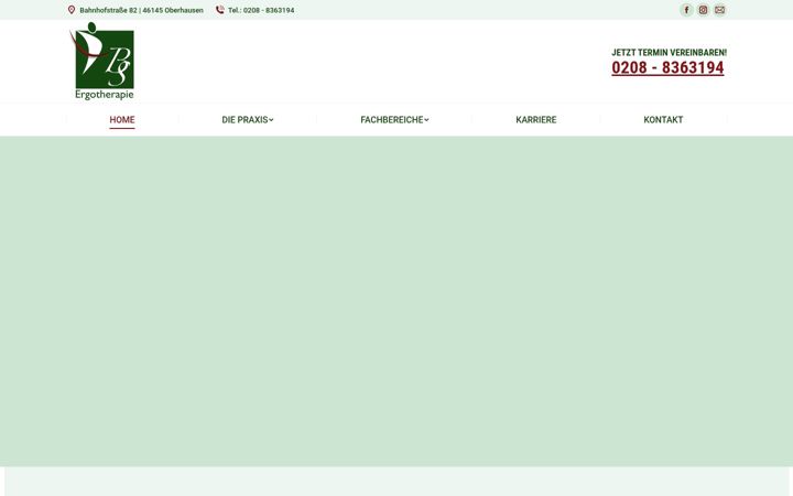 Screenshot of b-s-ergo.de