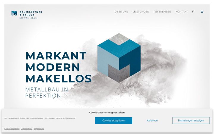 Screenshot of b-s-metallbau.de