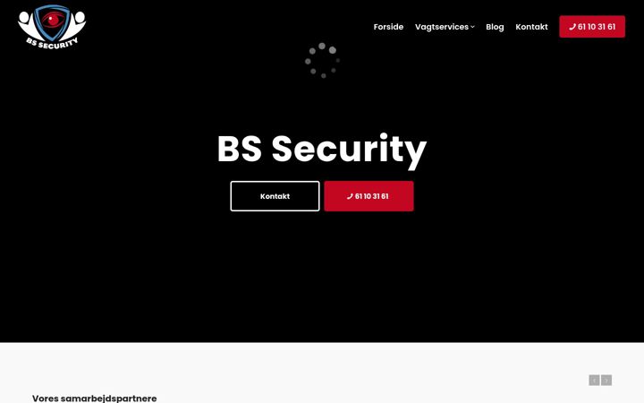 Screenshot of b-s-security.dk