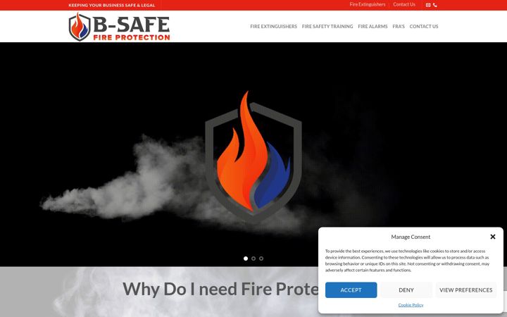 Screenshot of b-safe.uk