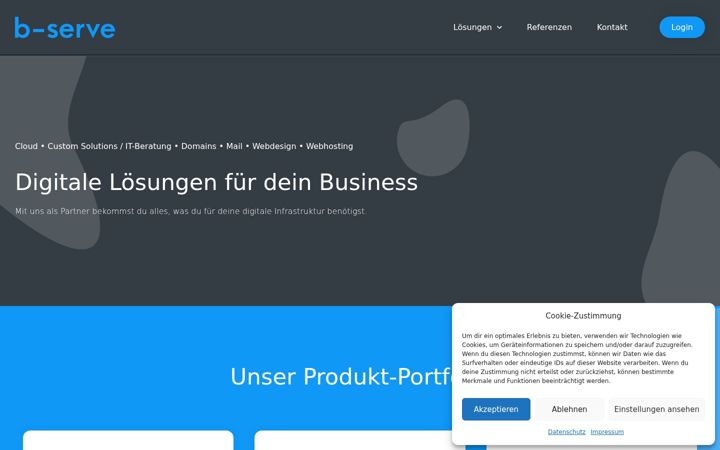 Screenshot of b-serve.de