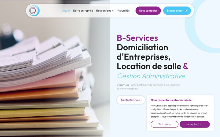 Screenshot of b-services.fr