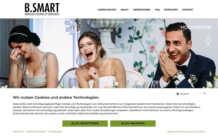 Screenshot of b-smart.de