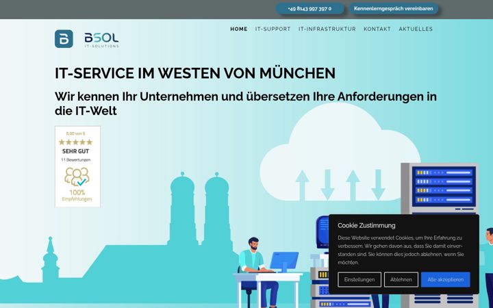 Screenshot of b-sol.de