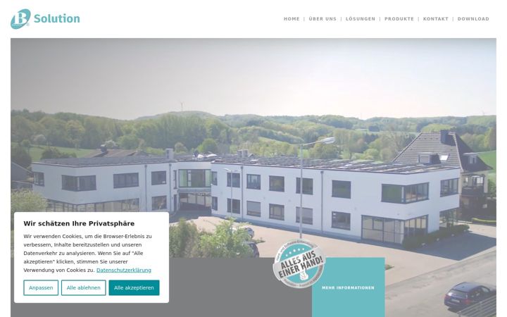 Screenshot of b-solution.de