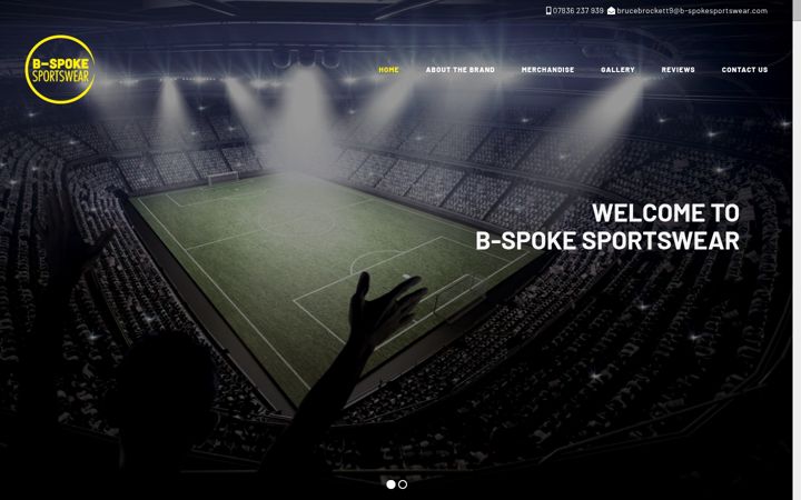 Screenshot of b-spokesportswear.com